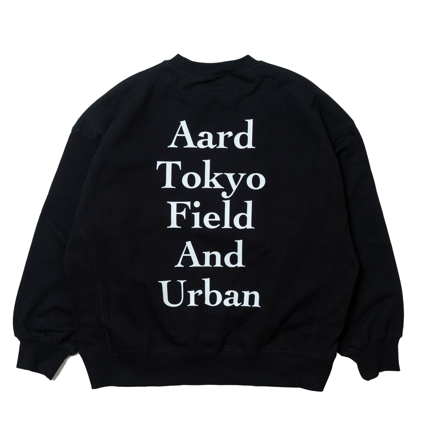 Aard Tokyo Field And Urban Crewneck Black