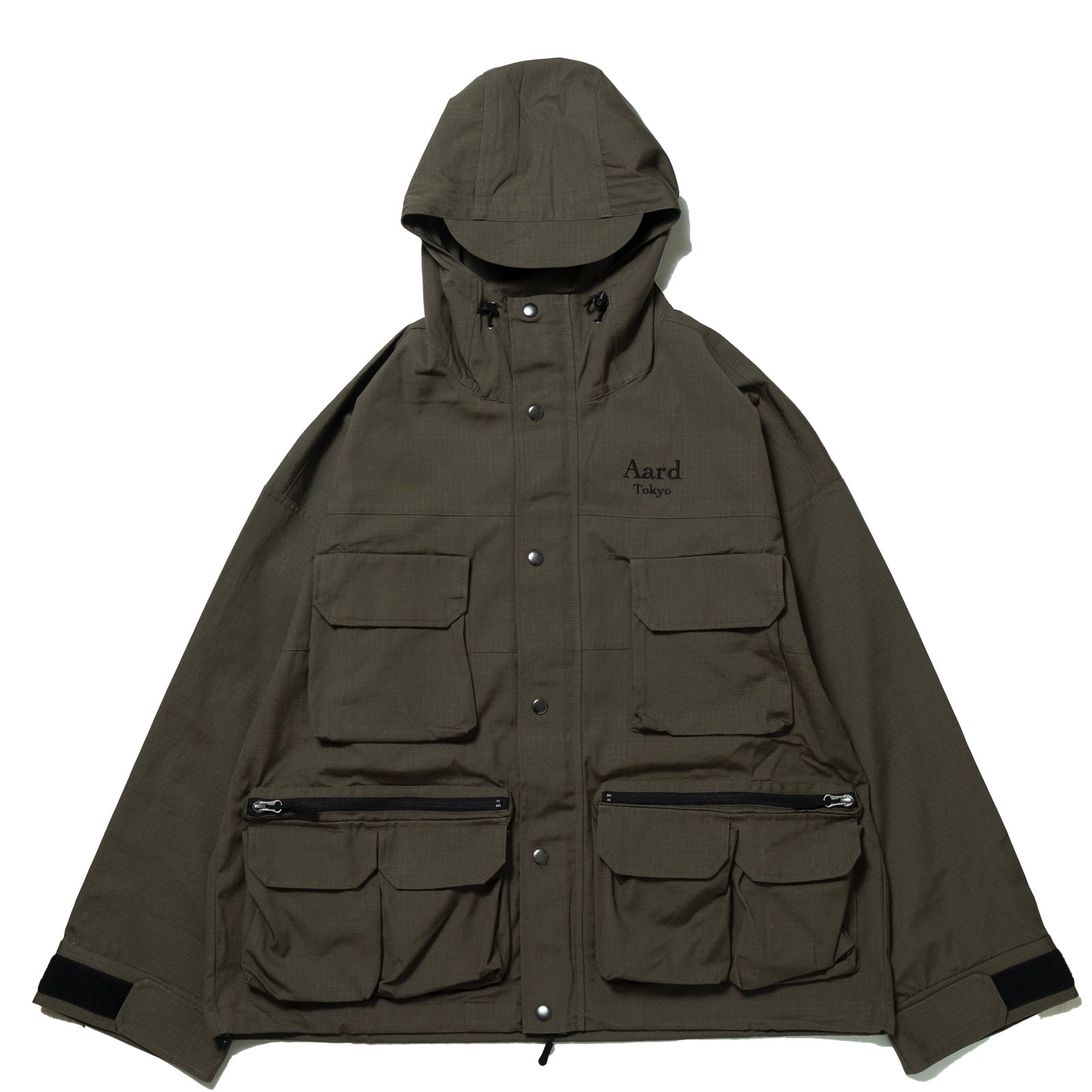 Aard Tokyo Logo Field Jacket Olive