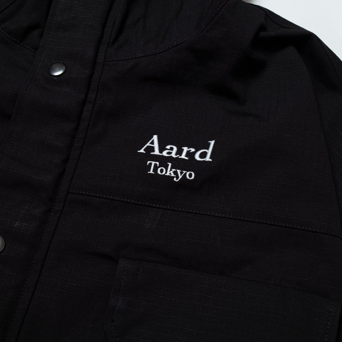 Aard Tokyo Logo Field Jacket Black