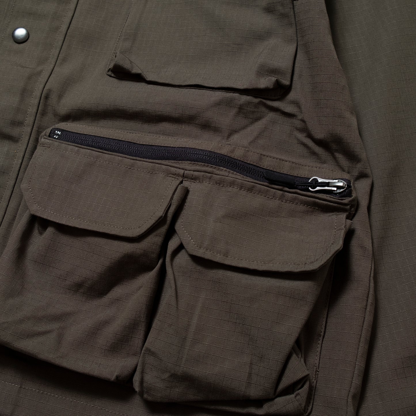 Aard Tokyo Logo Field Jacket Olive