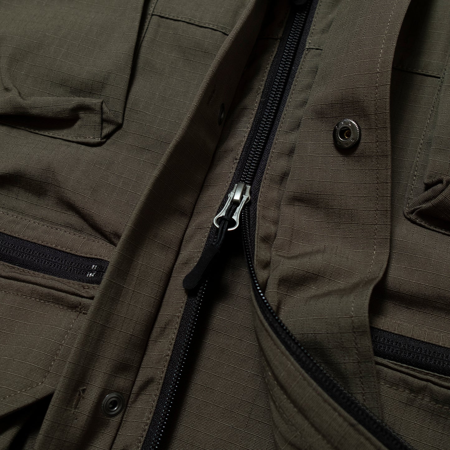 Aard Tokyo Logo Field Jacket Olive