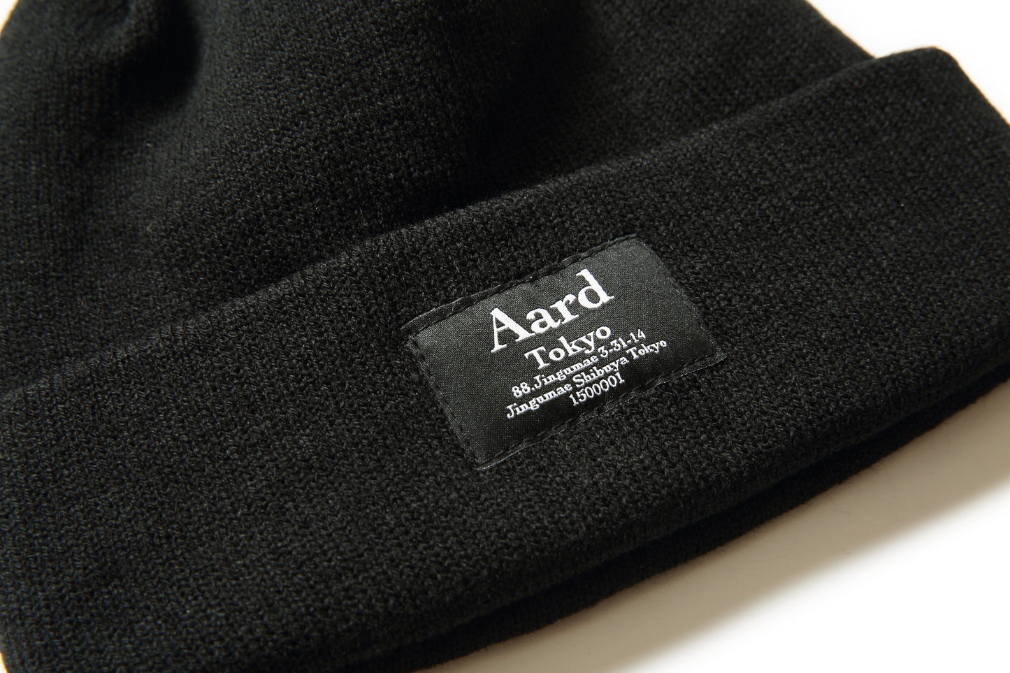 Aard Tokyo Label Beanie Black