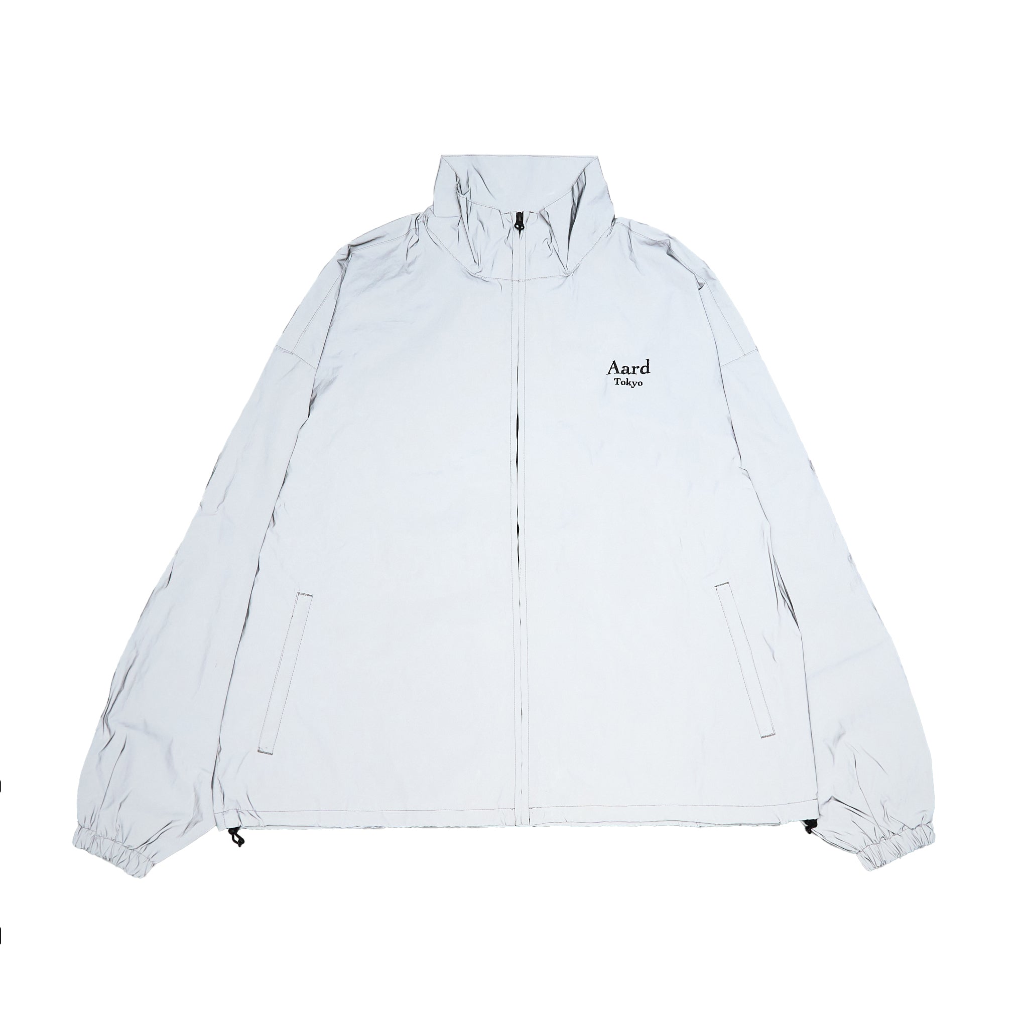 Aard Tokyo Logo Track Jacket Reflective Silver