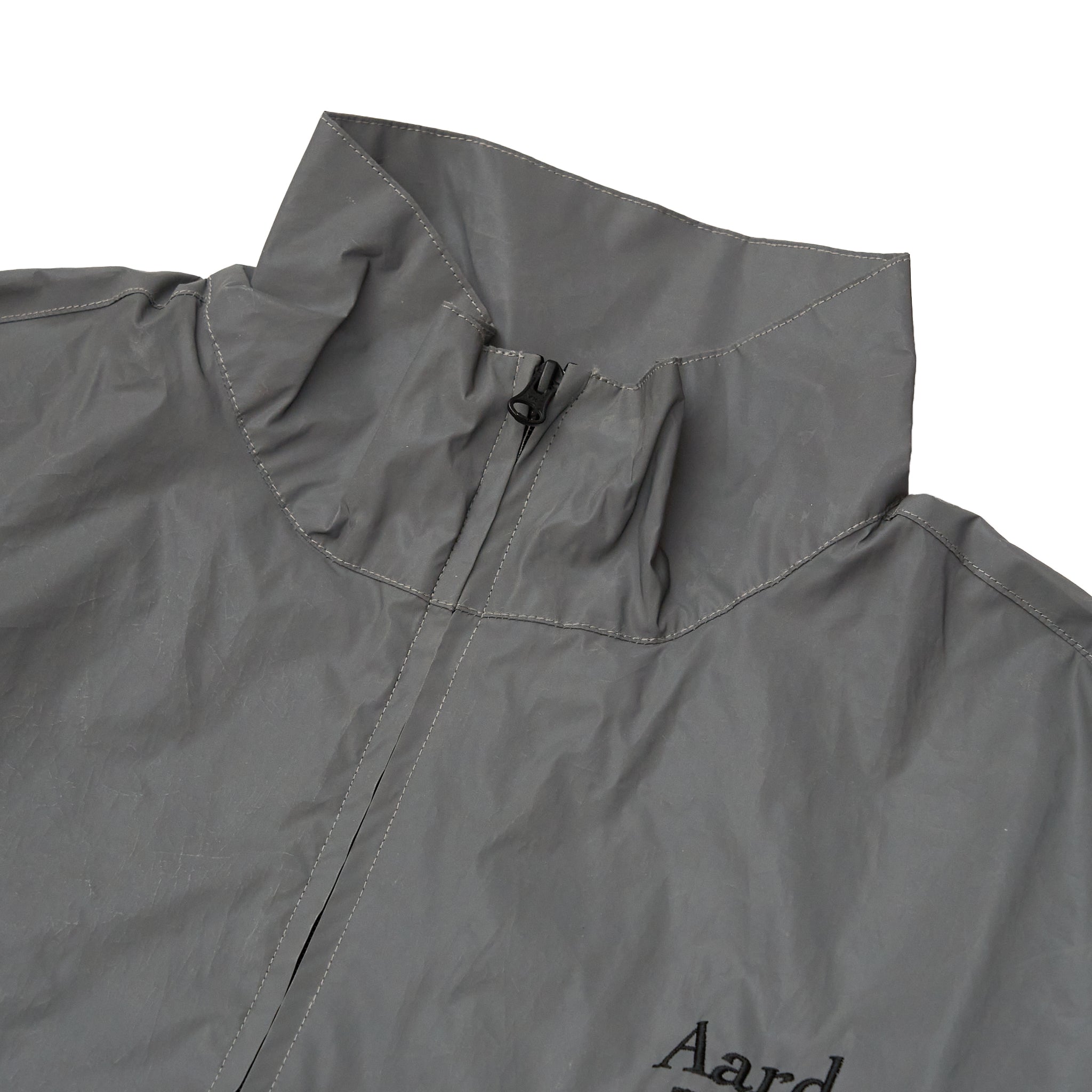 Aard Tokyo Logo Track Jacket Reflective Silver