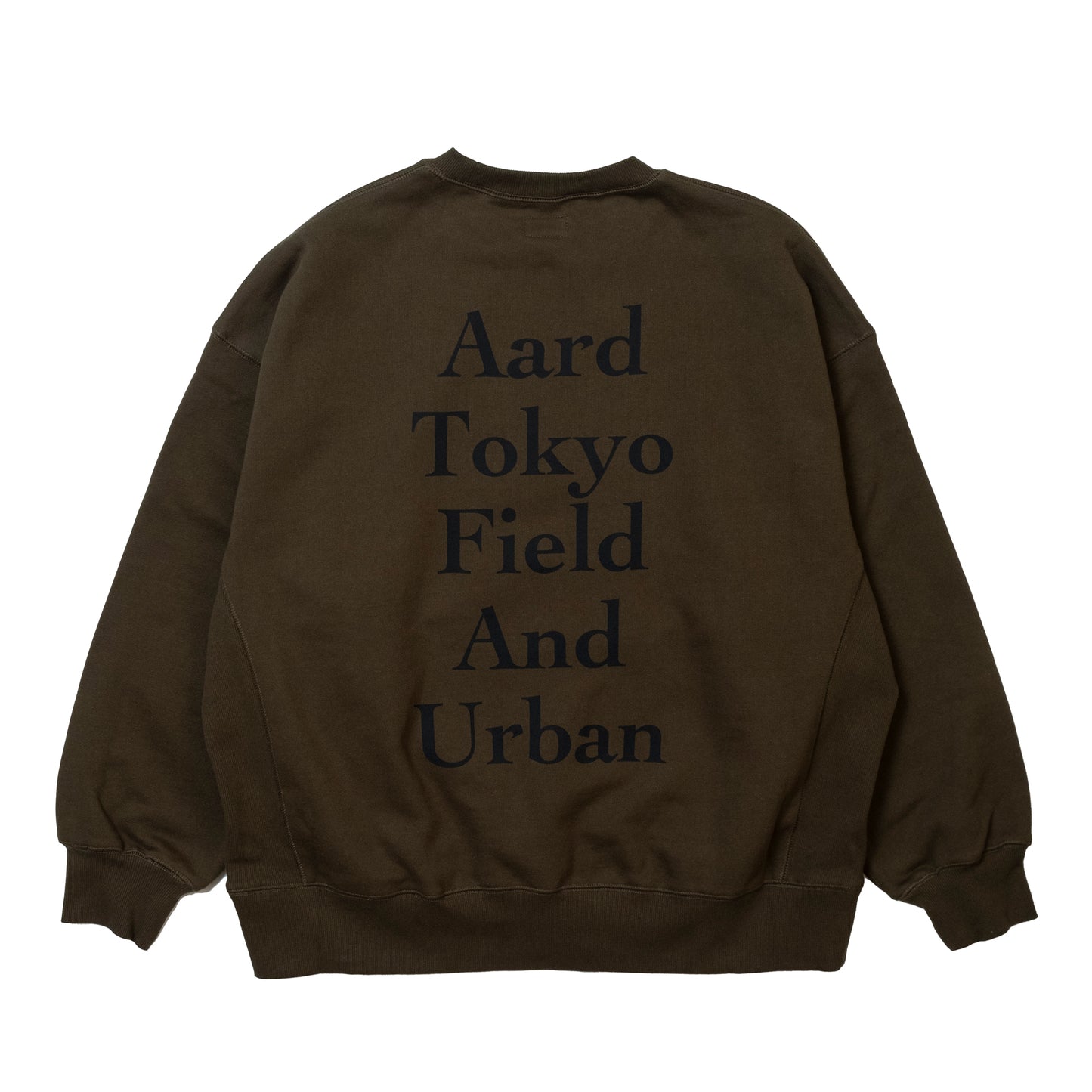 Aard Tokyo Field And Urban Crewneck Olive