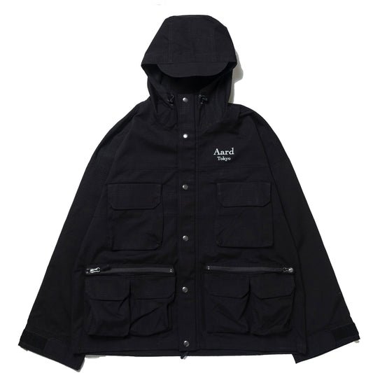 Aard Tokyo Logo Field Jacket Black