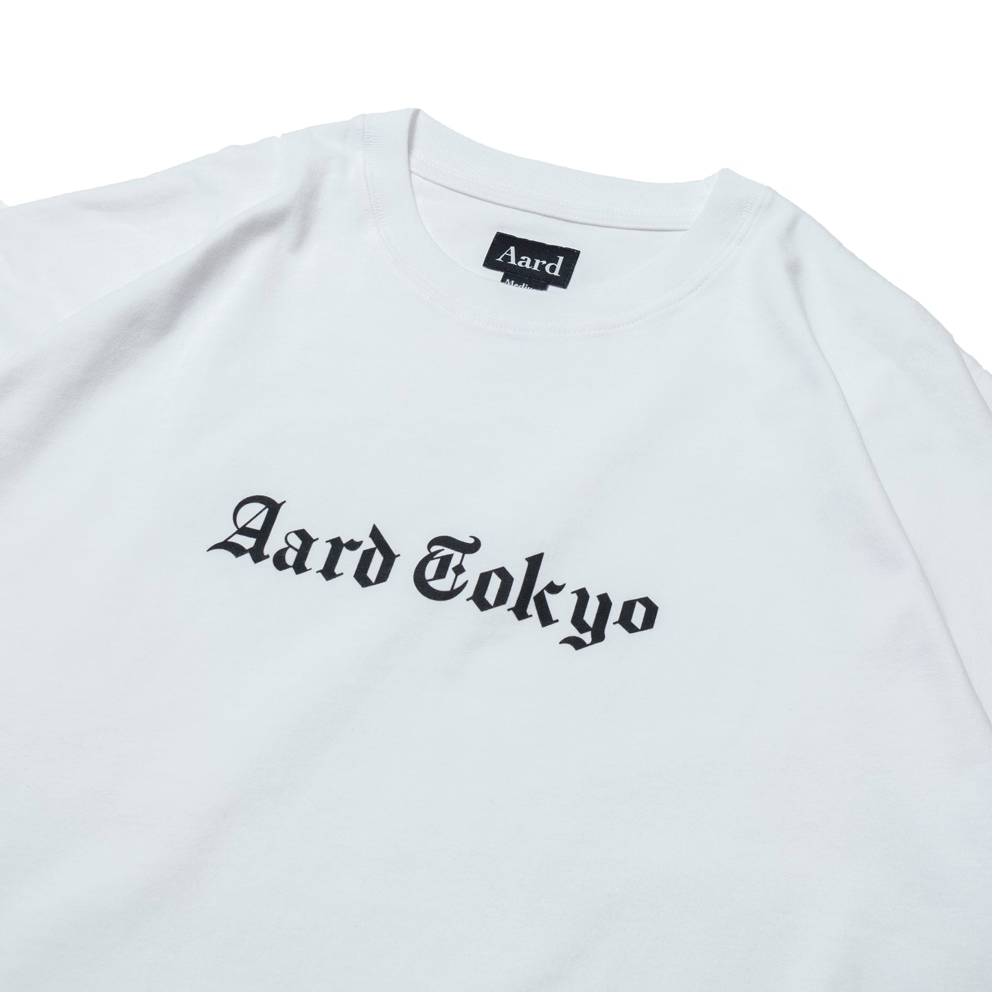 Aard Tokyo Old English SS Tee White