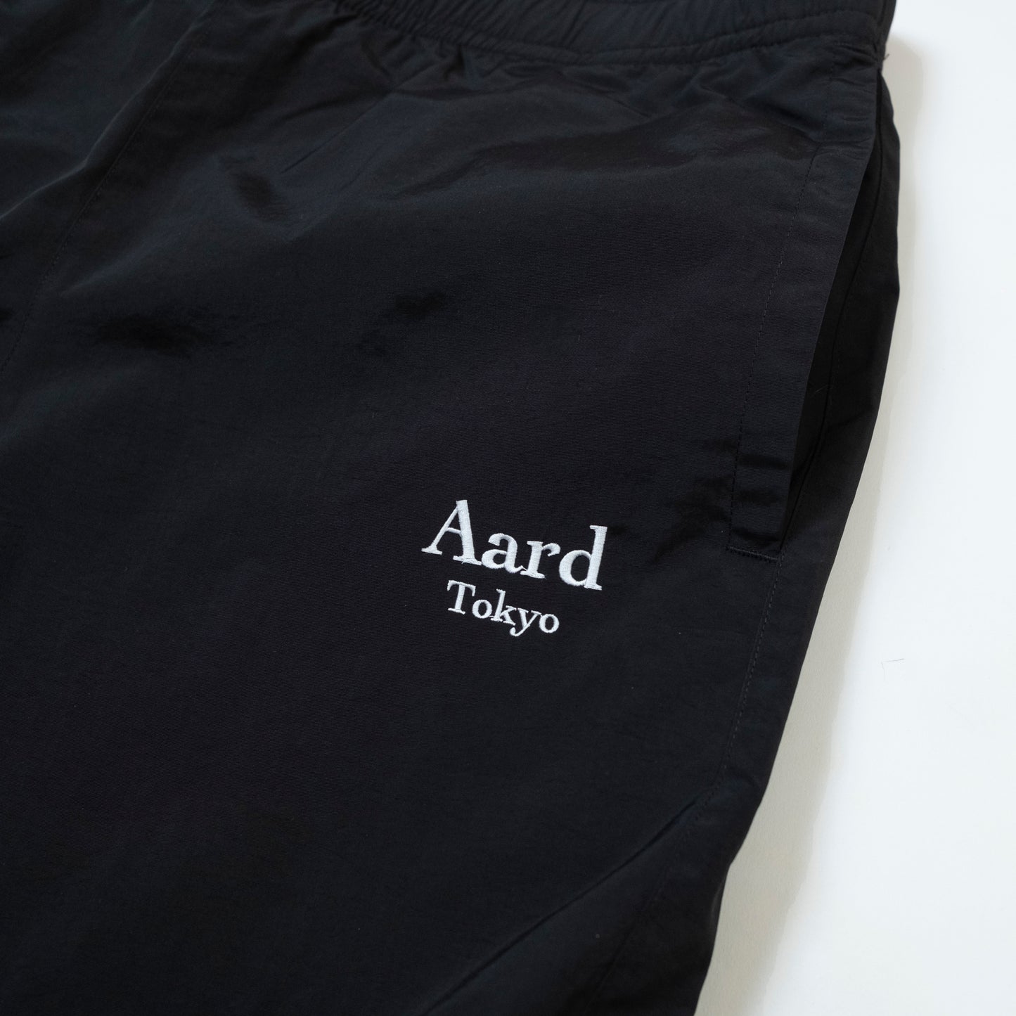 Aard Tokyo Logo Track Pant Black