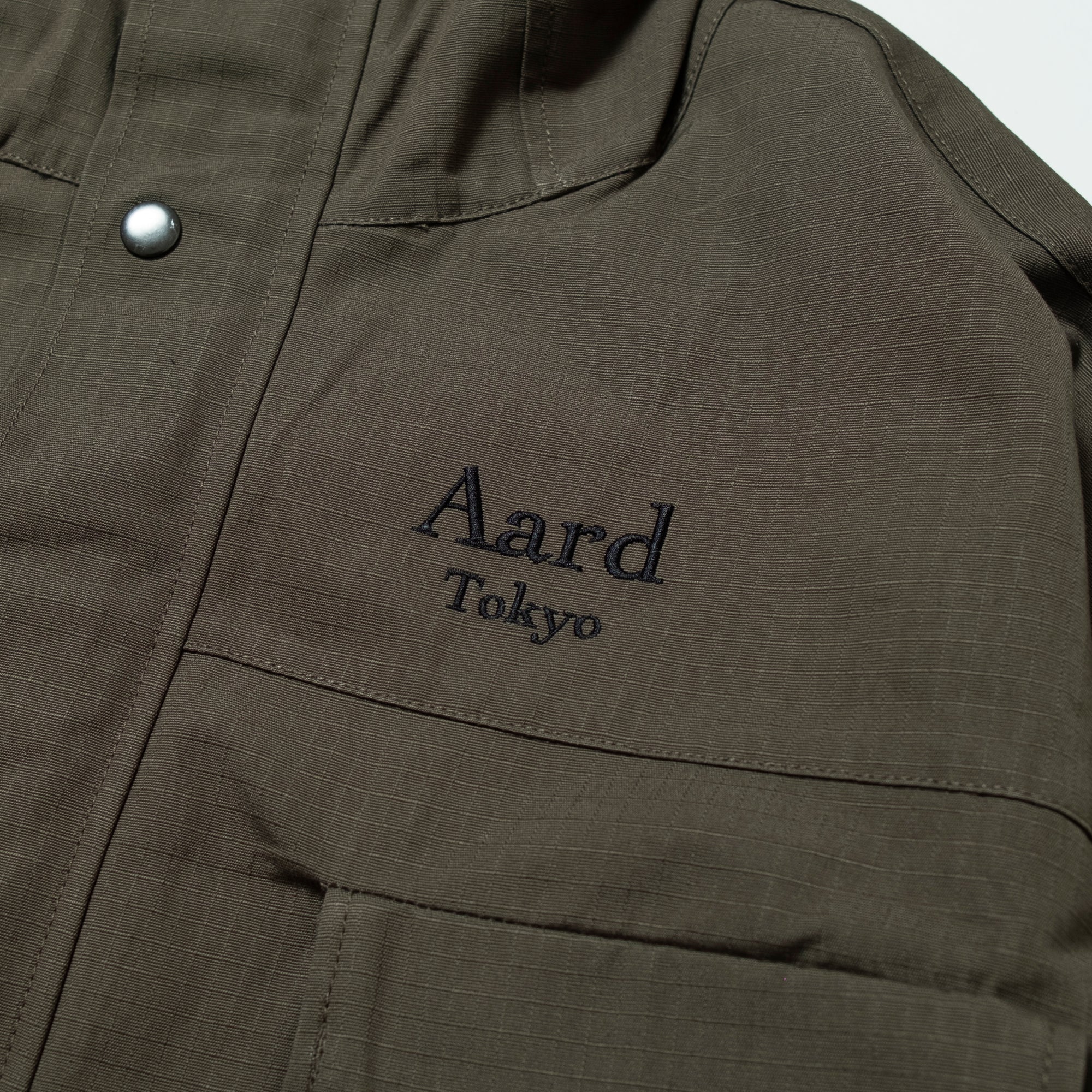 Aard Tokyo Logo Field Jacket Olive